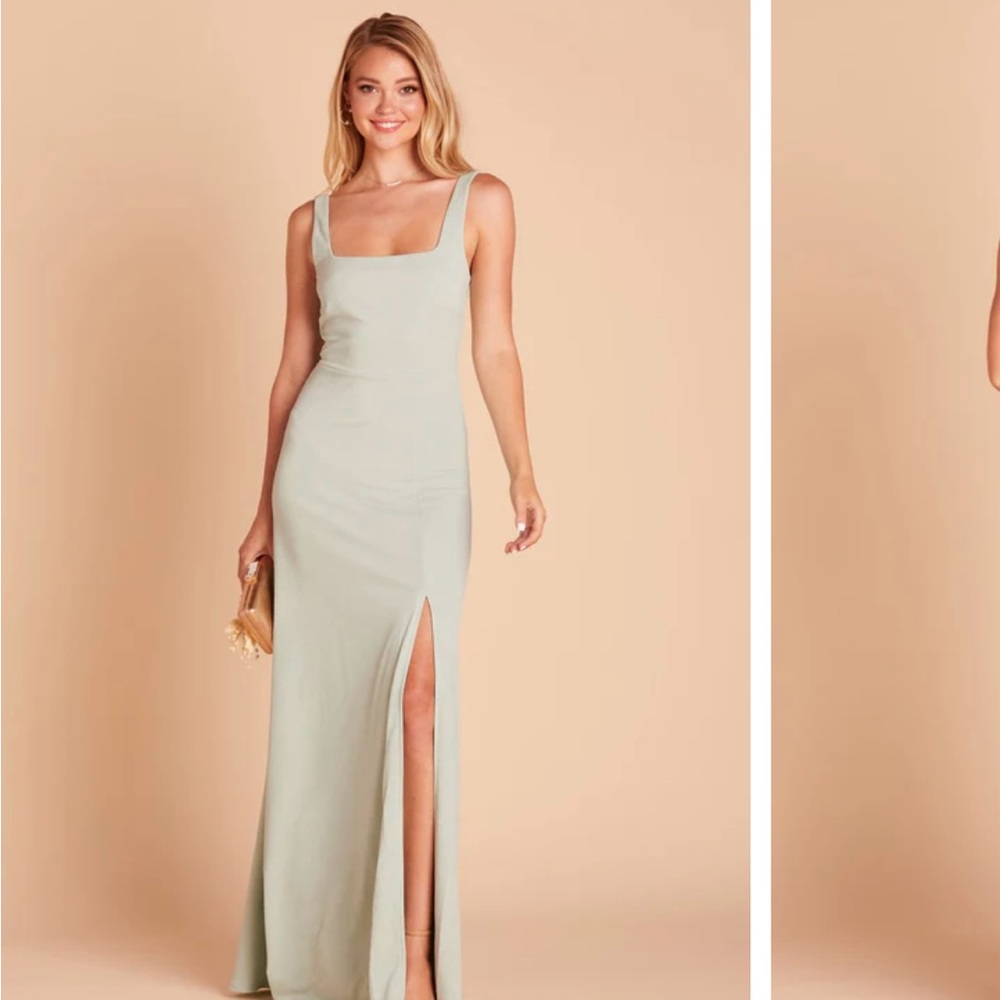 Birdy Grey Bridesmaid Dress - Alex Convertible Dress in Sage, Size Small